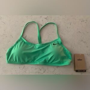 Nike Green Racerback Swimsuit Top NWT - Size M